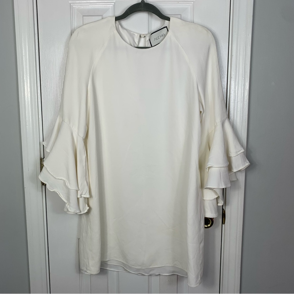 Alexis Women Size XL Melany Short Dress White Ivory
